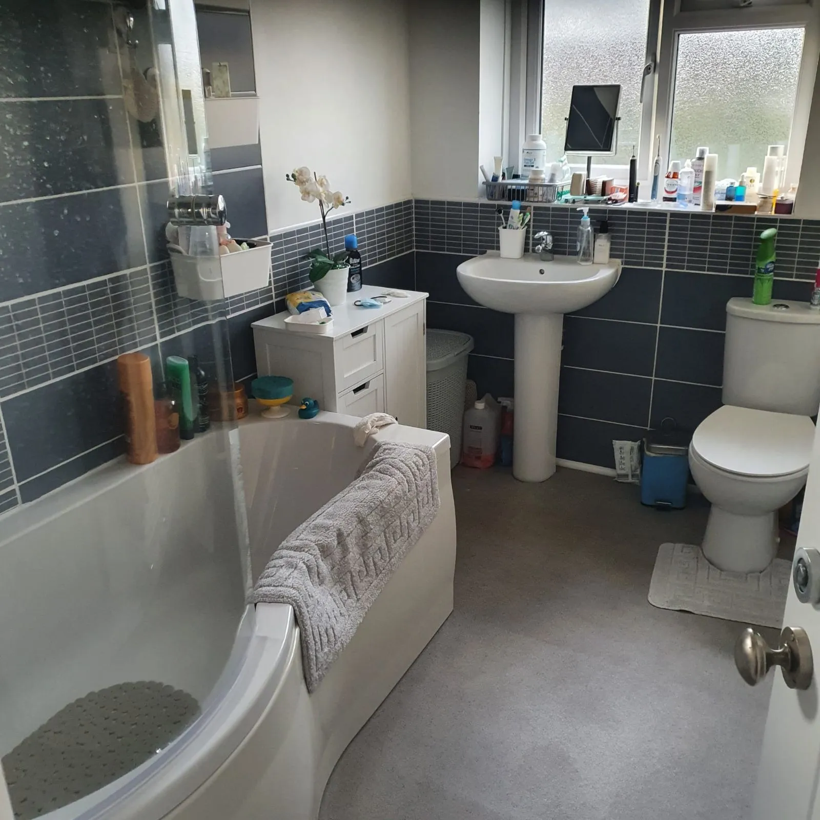 Bathrooms: before the work