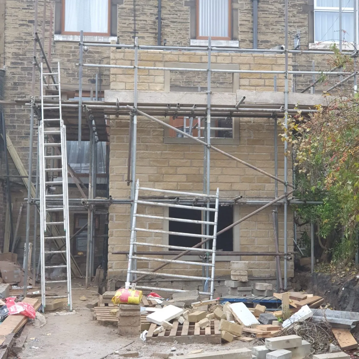 Build photo 1 of 10: Two-storey stone extension in Sheffield