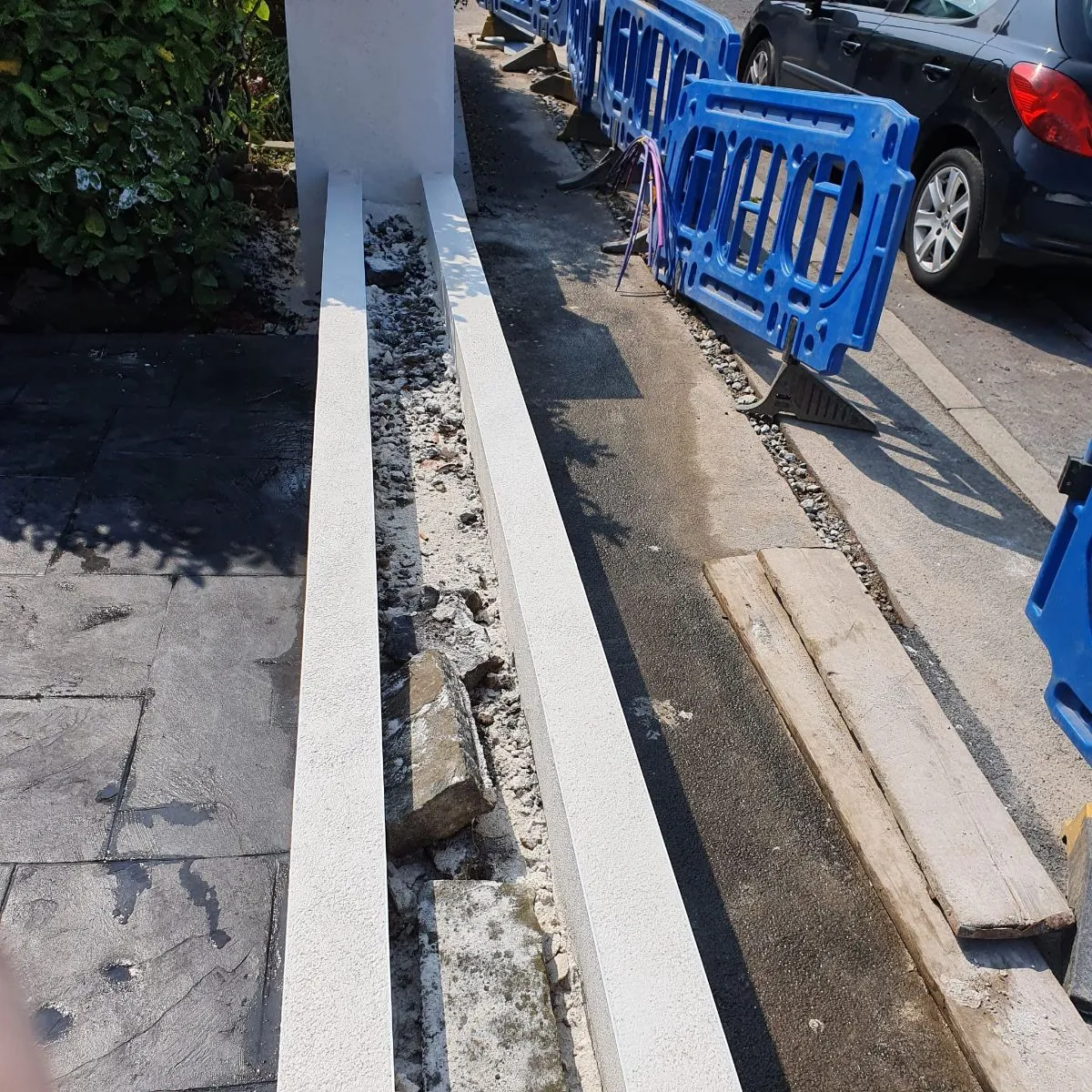 Photo 1 of 8: Garden wall and pillar rendering