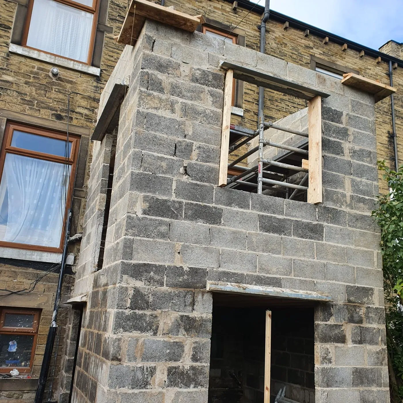 Build photo 3 of 10: Two-storey stone extension in Sheffield