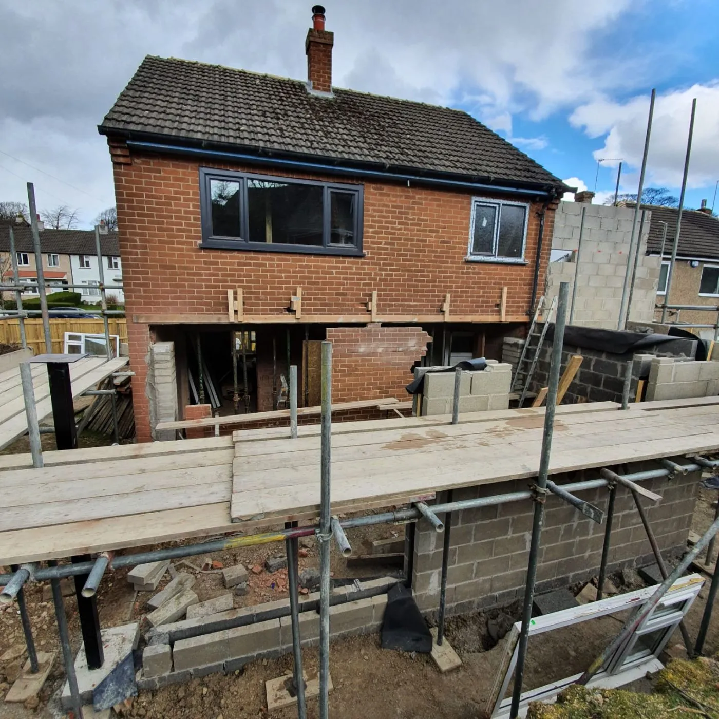 Build photo 8 of 9: Two-storey rear extension in Huddersfield