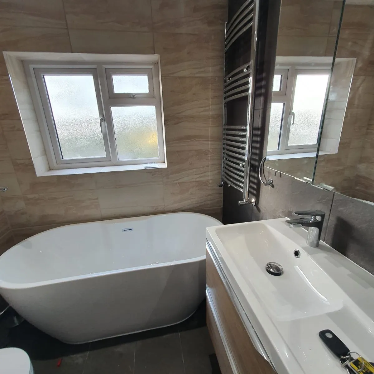 Photo 8 of 10: Bathroom refit with freestanding bath in Halifax